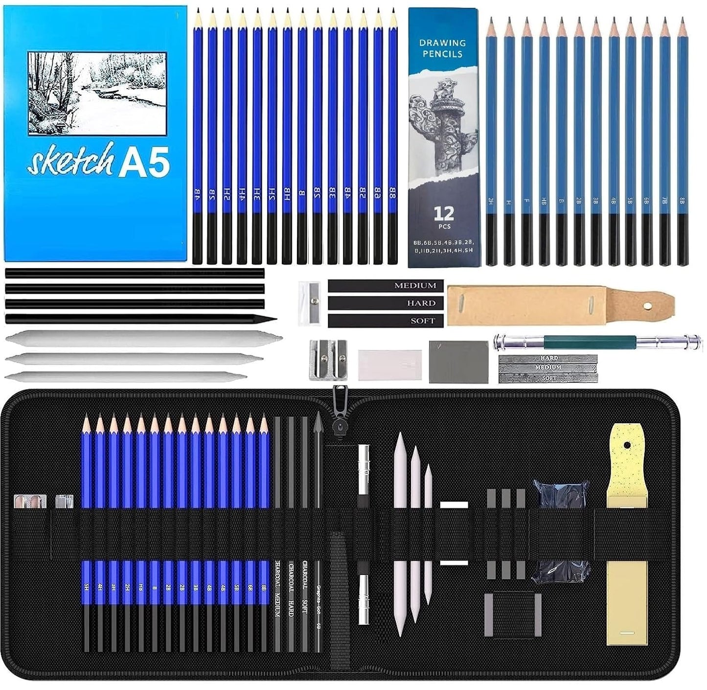 Corslet Graphite Sketch & Shading Pencils for Artists