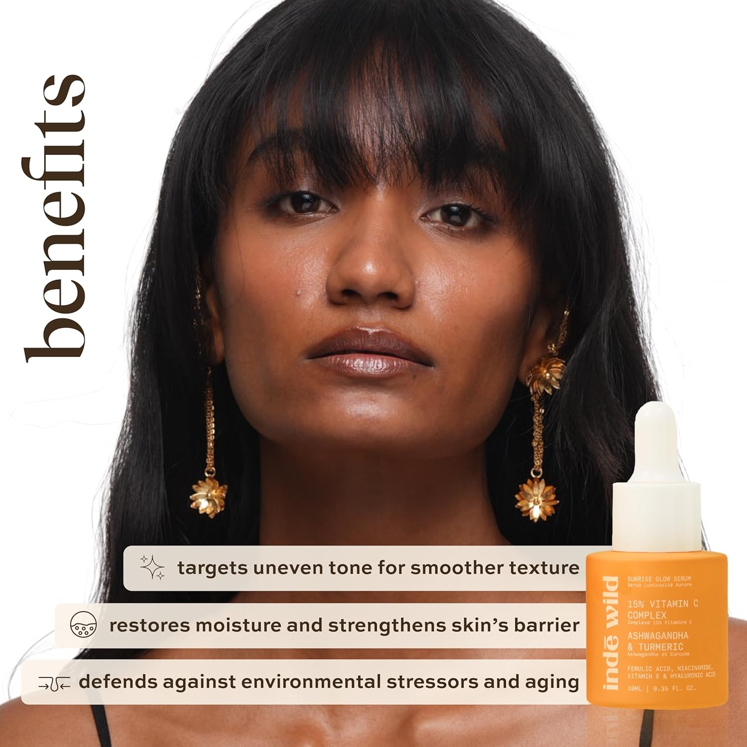 indē wild Luxury Serum Duo Gift Set - Vitamin C & Bakuchiol for Radiant Skin
