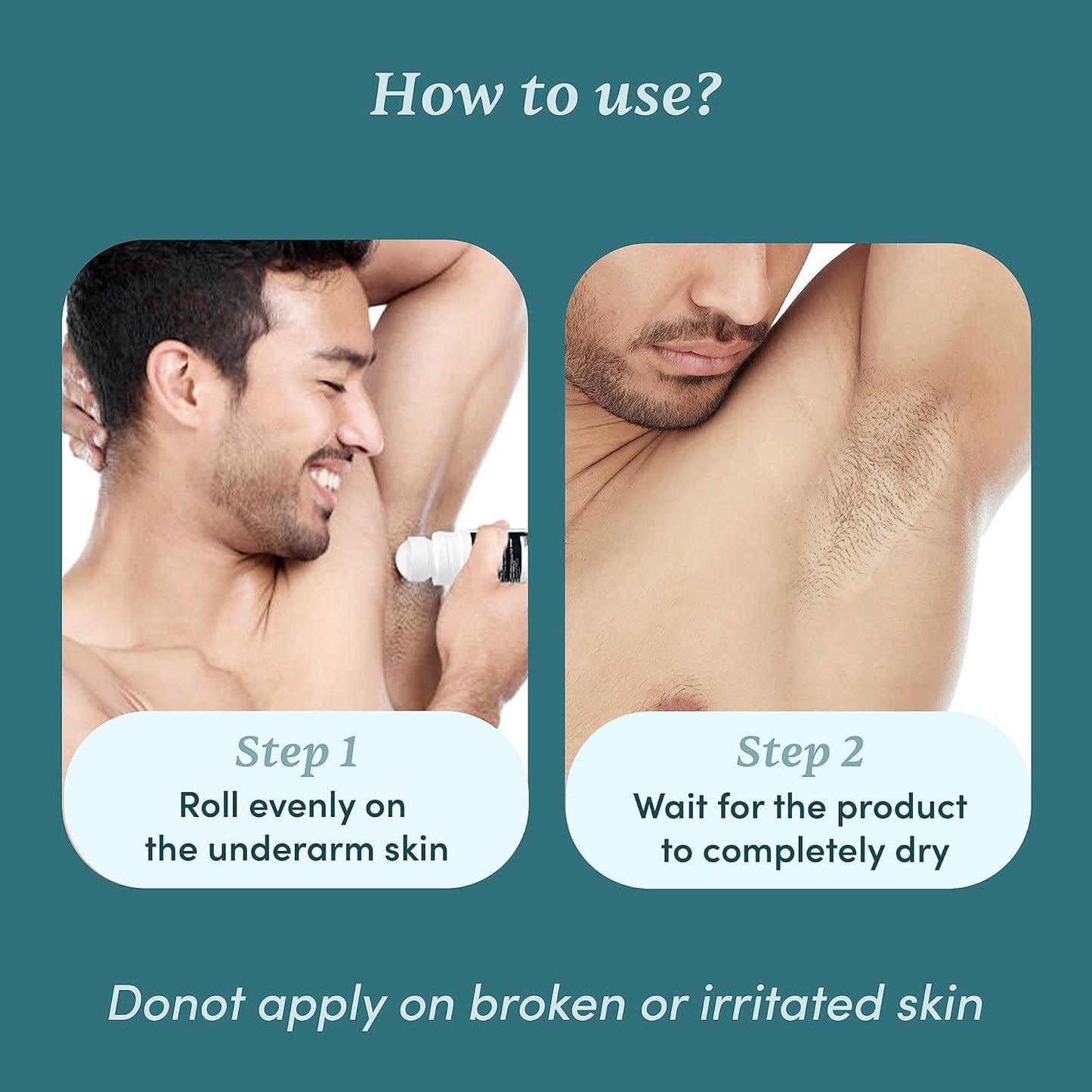 Luxury Underarm Deodorant Roll-On 50ml - Fresh, Brightening, Aluminum-Free