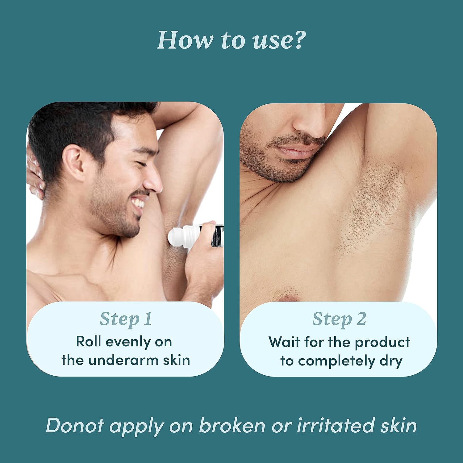 Luxury Underarm Deodorant Roll-On 50ml - Fresh, Brightening, Aluminum-Free