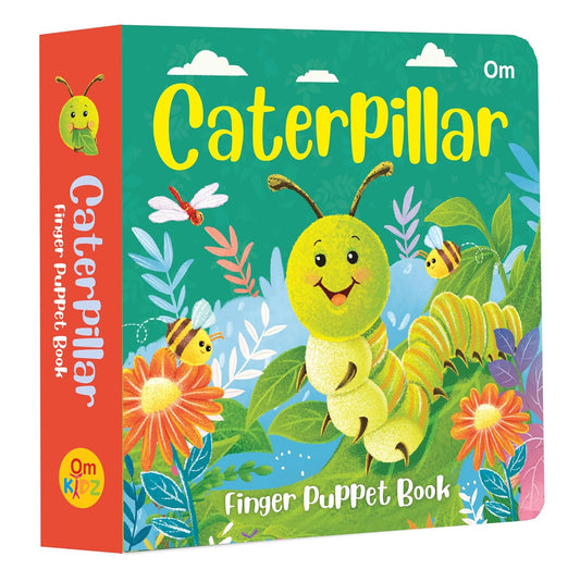 Caterpillar Finger Puppet Book - Fun Activities Board books for Kids – Picture Book