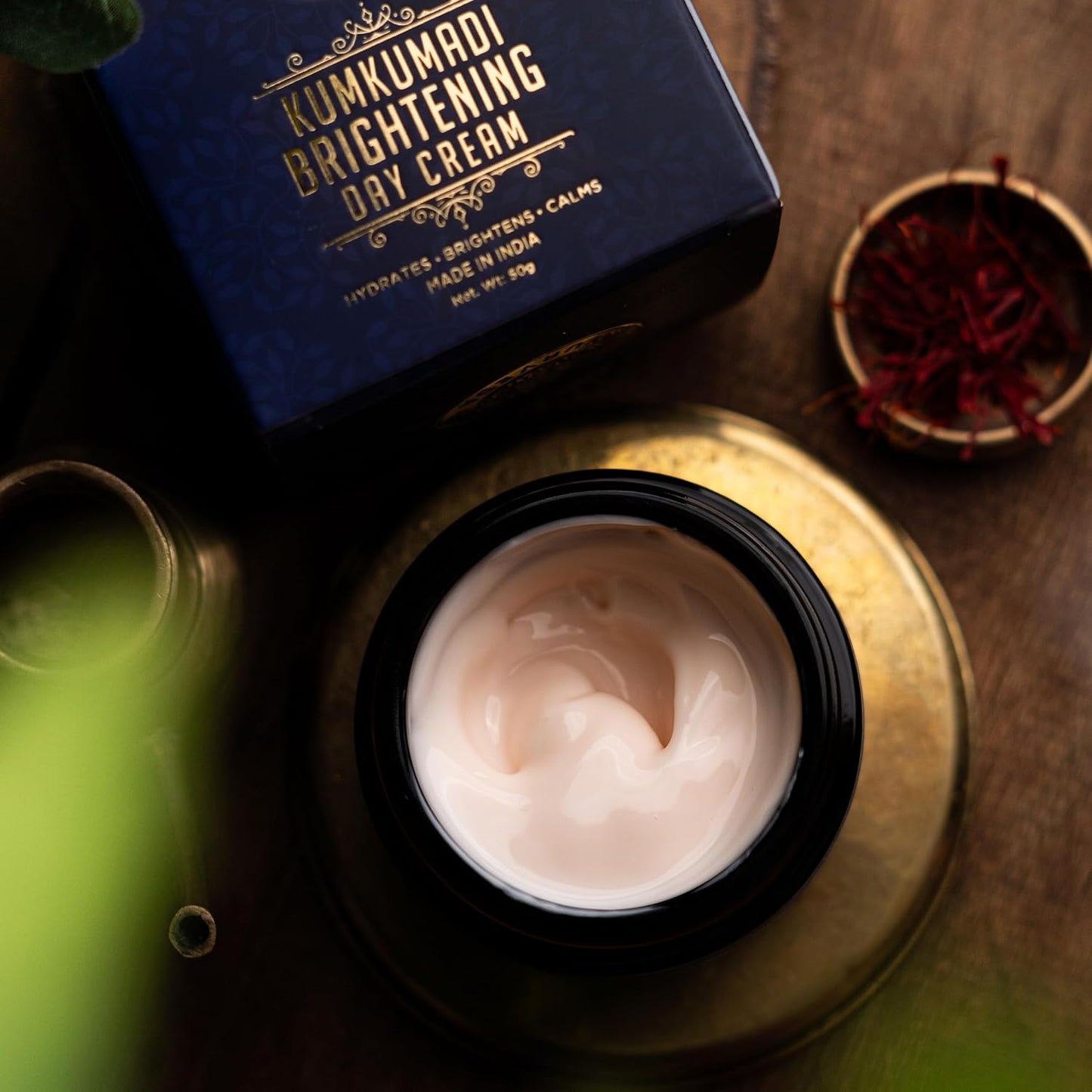 SHESHA NATURALS Ayurveda Kumkumadi Brightening Day Cream 50G
