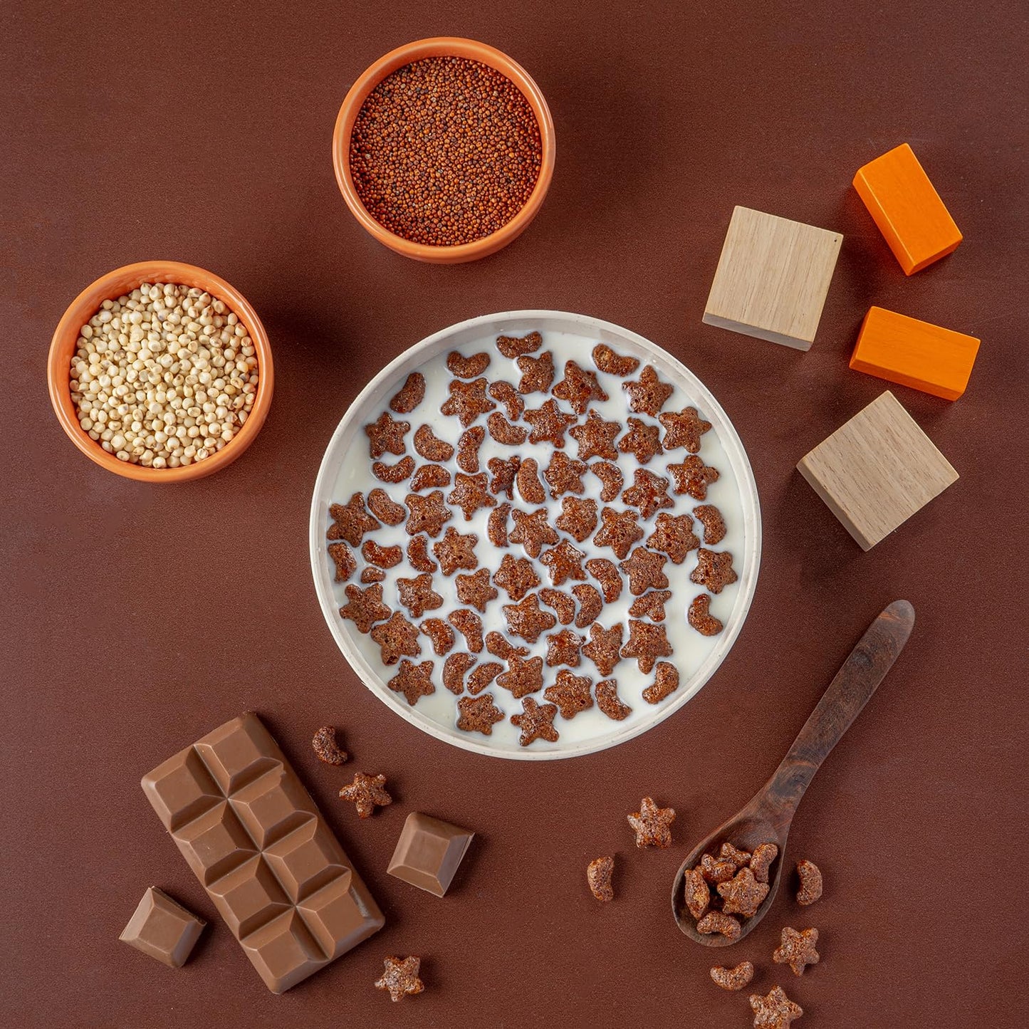 Slurrp Farm Choco Crunch - Ragi Stars and Moons