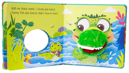 The Friendly Crocodile Hand Puppet Book for Children: Animal Hand Puppet Board Book for Babies | Fun Interactive Crocodile Toy Book | Touch and Play ... Animal-Themed Picture Book for Kids; 1+ Ages