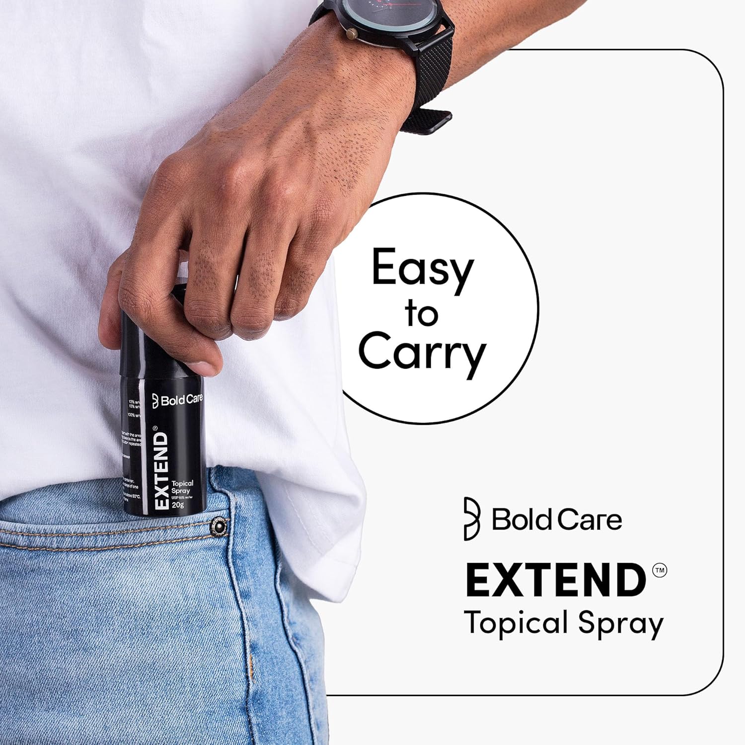 Bold Care EXTEND™ Topical Non-Transferable Spray for Men (Pack of 1)