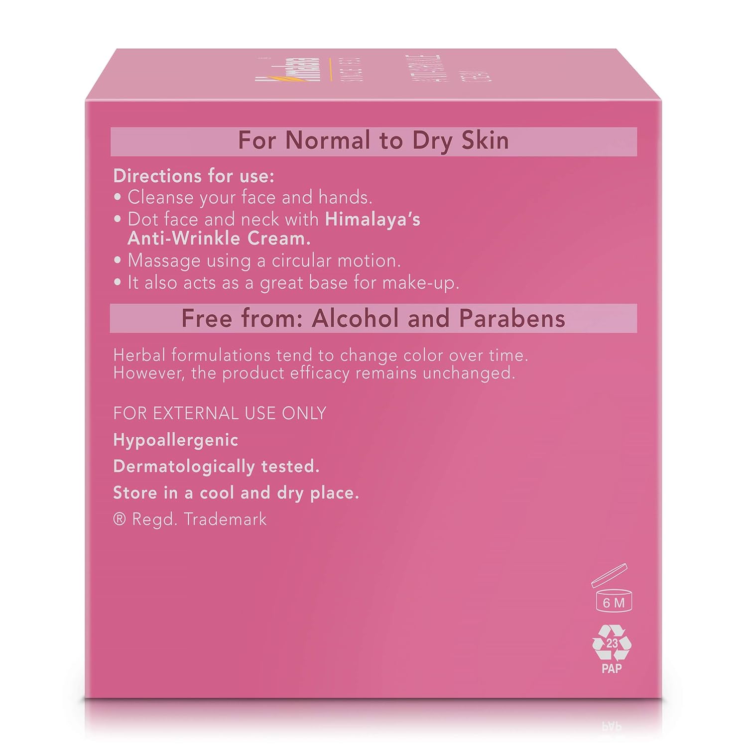 Himalaya Herbals Anti-Wrinkle Cream, 50g