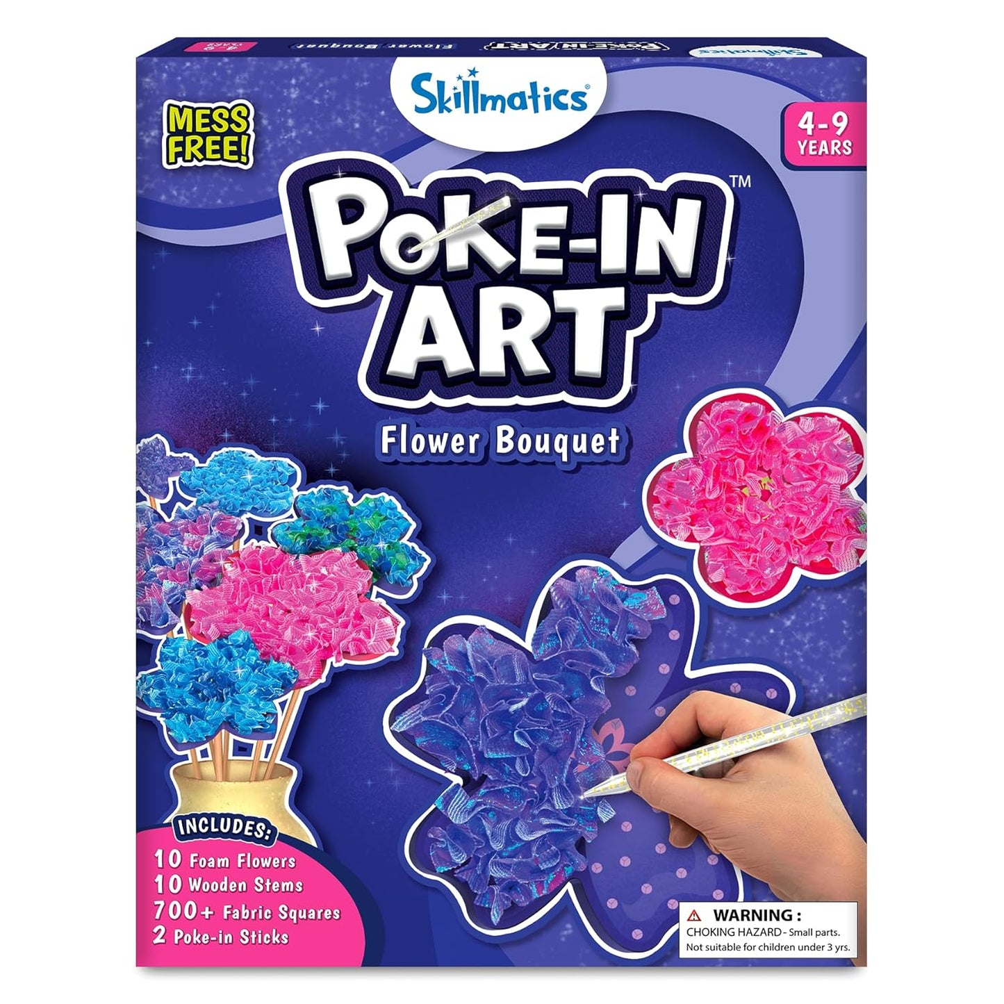 Skillmatics Poke-in Art - Magical Princesses, Mess-Free Fun for Kids, DIY Craft Kits, Creative Activity, Gifts for Girls & Boys Ages 4, 5, 6, 7, 8, 9 4. Underwater Animals