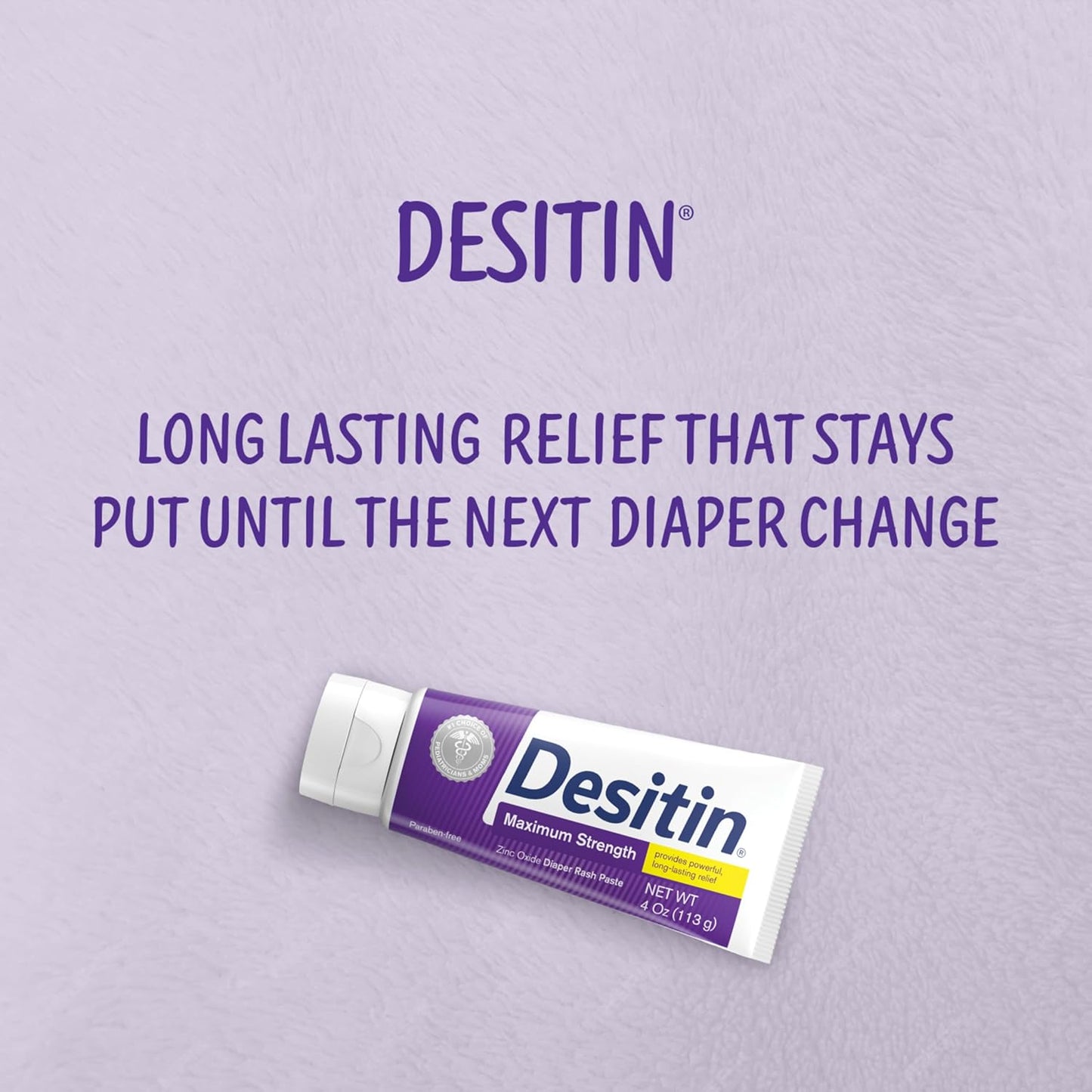 Desitin Baby Diaper Rash Maximum Strength Original Paste, 4
