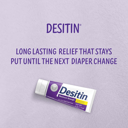 Desitin Baby Diaper Rash Maximum Strength Original Paste, 4