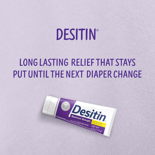 Desitin Baby Diaper Rash Maximum Strength Original Paste, 4