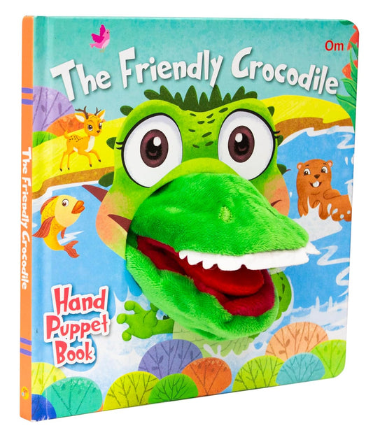 The Friendly Crocodile Hand Puppet Book for Children: Animal Hand Puppet Board Book for Babies | Fun Interactive Crocodile Toy Book | Touch and Play ... Animal-Themed Picture Book for Kids; 1+ Ages
