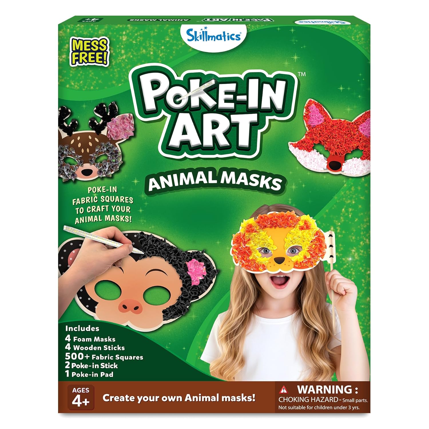 Skillmatics Poke-in Art - Magical Princesses, Mess-Free Fun for Kids, DIY Craft Kits, Creative Activity, Gifts for Girls & Boys Ages 4, 5, 6, 7, 8, 9 1. Magical Princesses