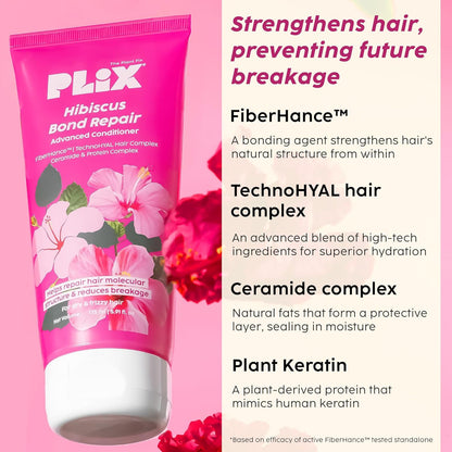 Hibiscus Bond Repair Shampoo & Conditioner Set with FiberHance™ & TechnoHYAL