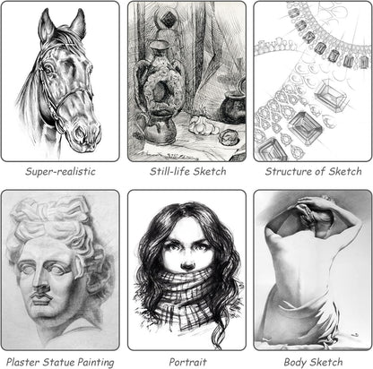 Corslet Graphite Sketch & Shading Pencils for Artists