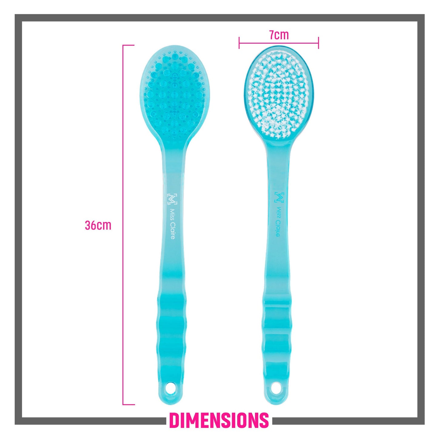 Miss Claire Lx025 Bath Brush - Blue