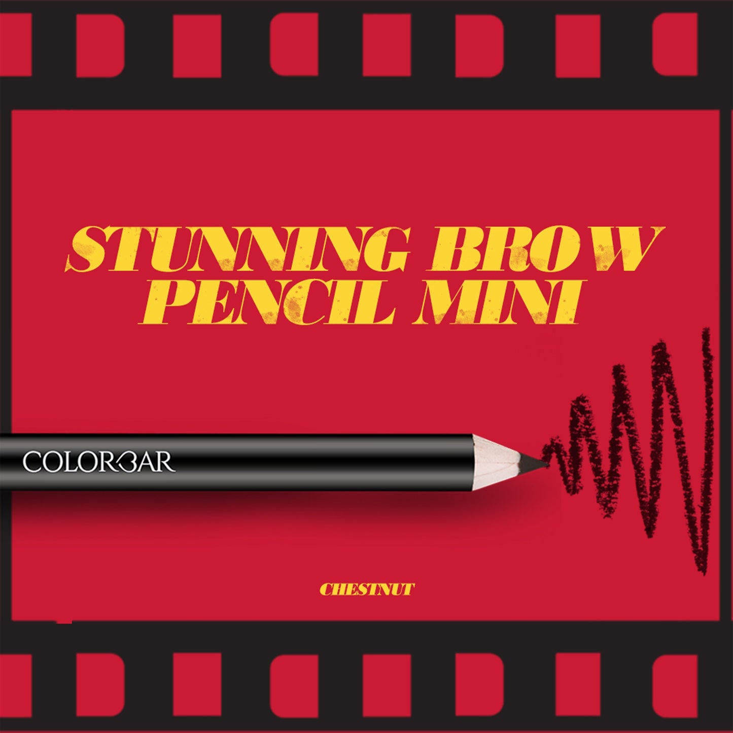 Colorbar Stunning Brow Pencil Mini Chestnut - {001}