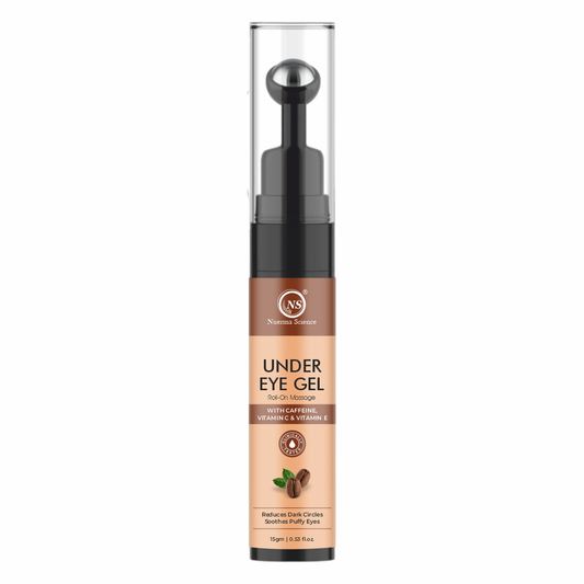 Nuerma Science Under Eye Gel Massage Roll-On to Reduce Dark Circles, Soothes Puffy Eyes