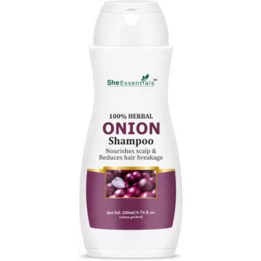 She Essentials Onion Hair Shampoo For Hair Growth - Men & Women
