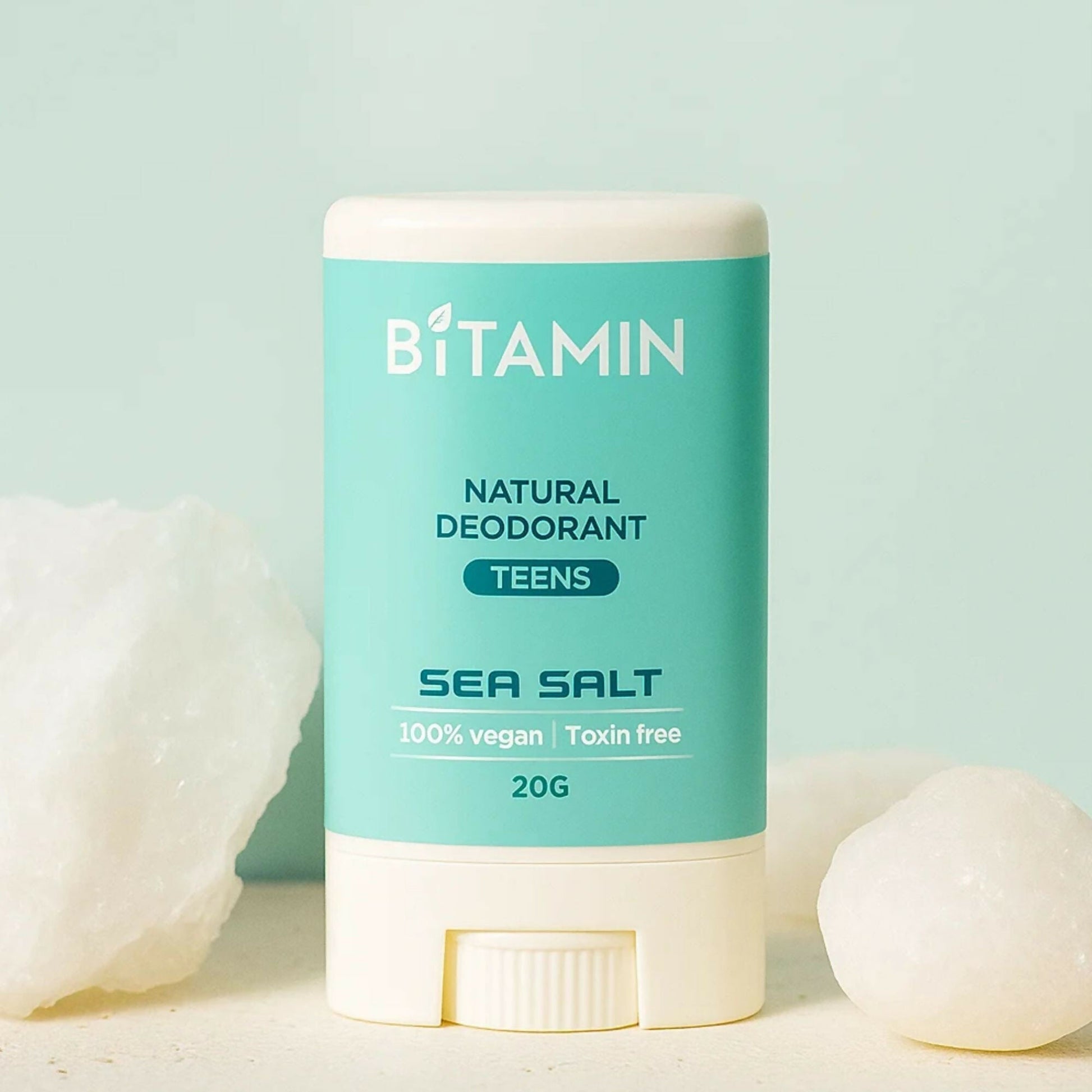 Bitamin Natural Strawbeary, Seasalt, Deodorant Teens