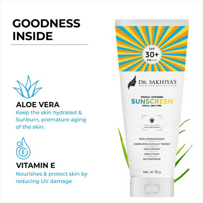 Dr.Sakhiya Specially Customised SPF 30+ PA+++ Sunscreen