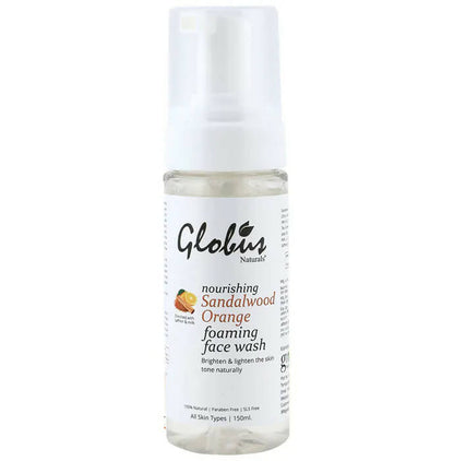 Globus Naturals Sandalwood Orange Foaming Face Wash