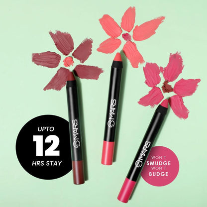MARS Cosmetics Won't Smudge Won't Budge Lip Crayon - I Am Romantic