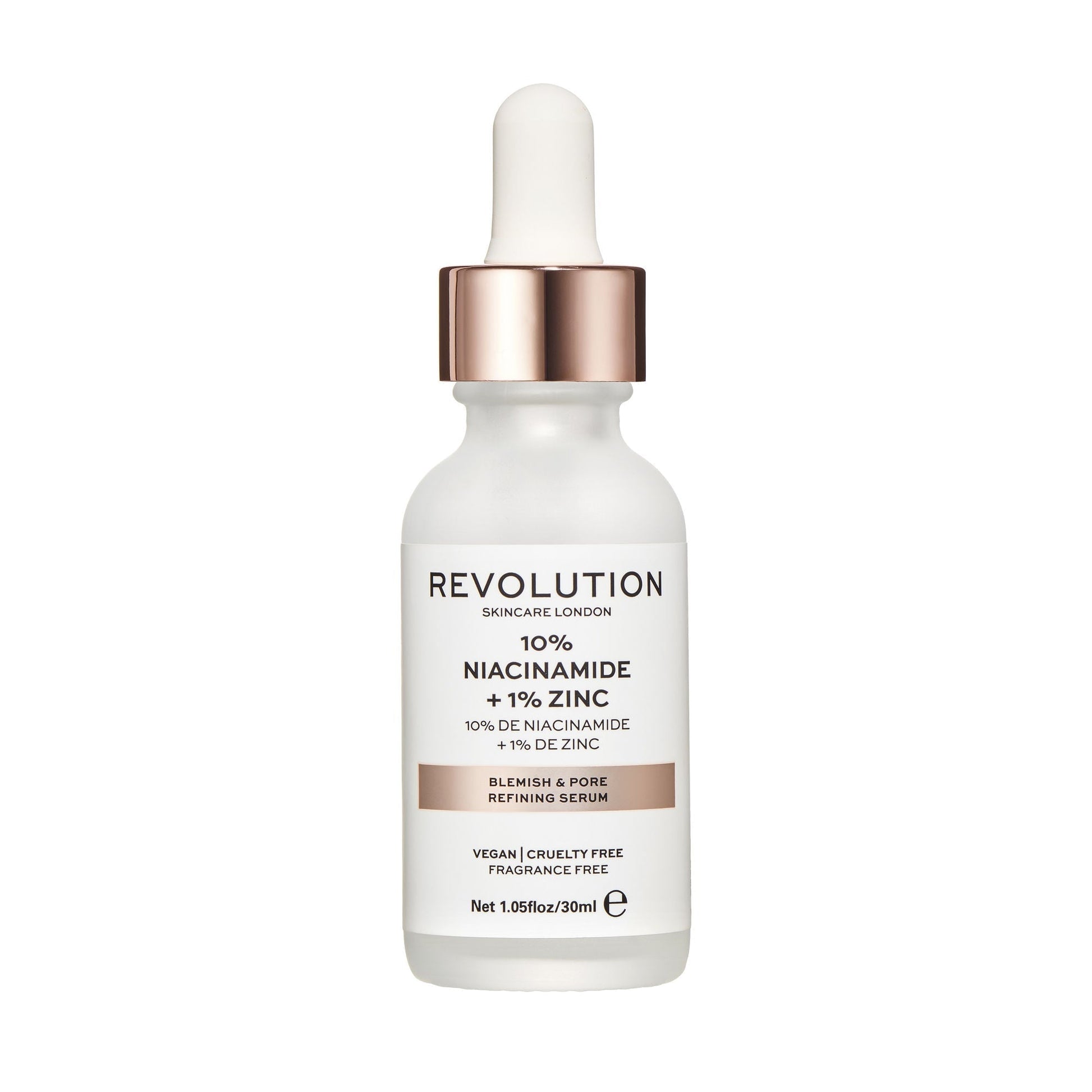 Makeup Revolution Skincare Blemish and Pore Refining Serum - 10% Niacinamide + 1% Zinc