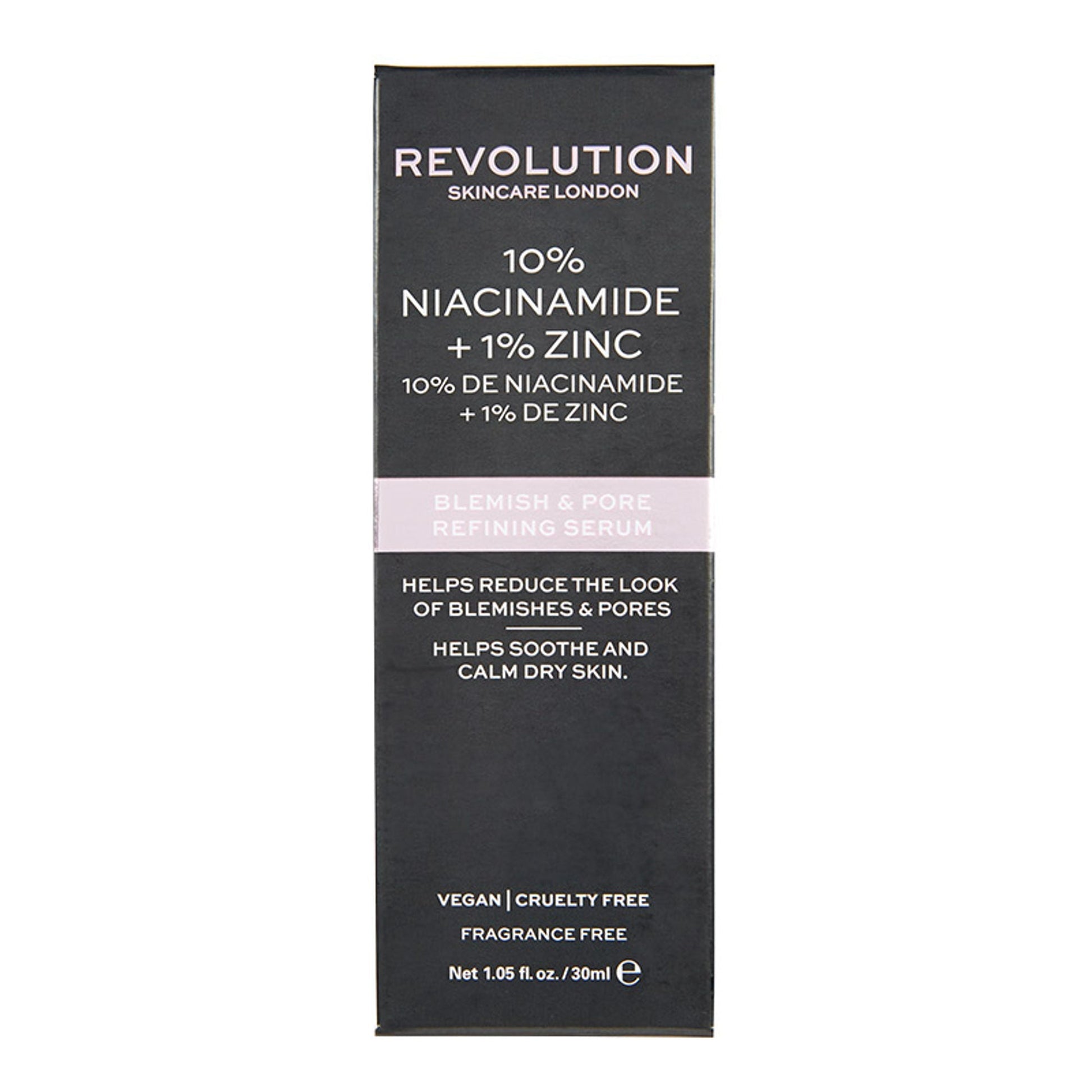 Makeup Revolution Skincare Blemish and Pore Refining Serum - 10% Niacinamide + 1% Zinc