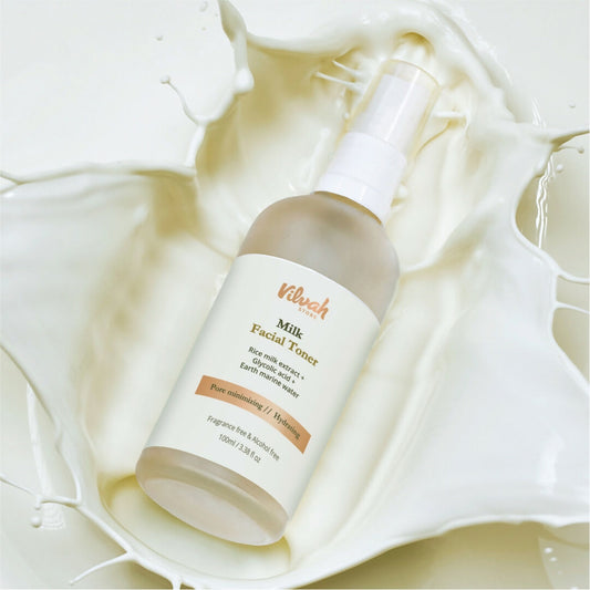 Vilvah Store Milk Face Toner (Earth marine water - Pore minimise)