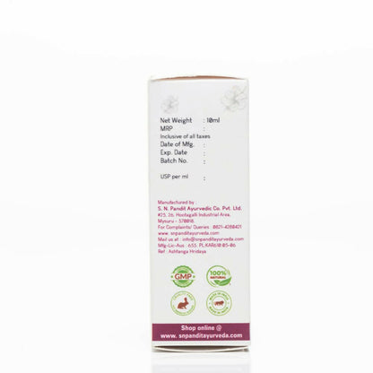 S N Pandit Ayurveda Kumkumadi Taila