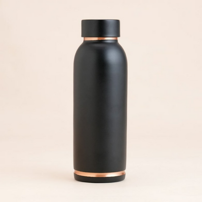 Isha Life Compact Copper Water Bottle (Coated) -700 ml