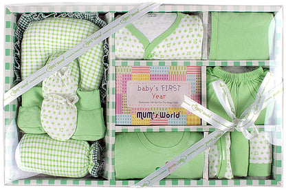 MOM CARE Newborn Baby Gift Set Has All Newborn Baby Essential Clothes in Baby Gift Set for or Girls Unisex 11 pcs Yellow