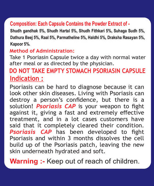 Ayurvedshakti Psoriasin Capsules