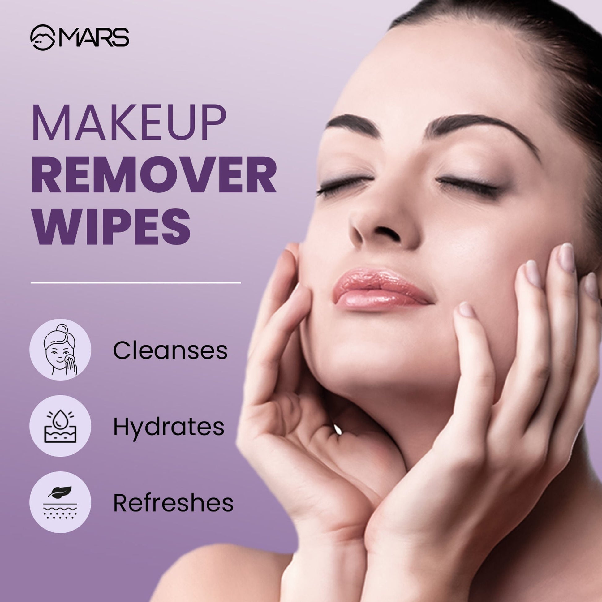 MARS Cosmetics Makeup Remover Wet Wipes