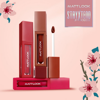 Matt Look Stayxtend Lip Mousse - Worthy Mauve