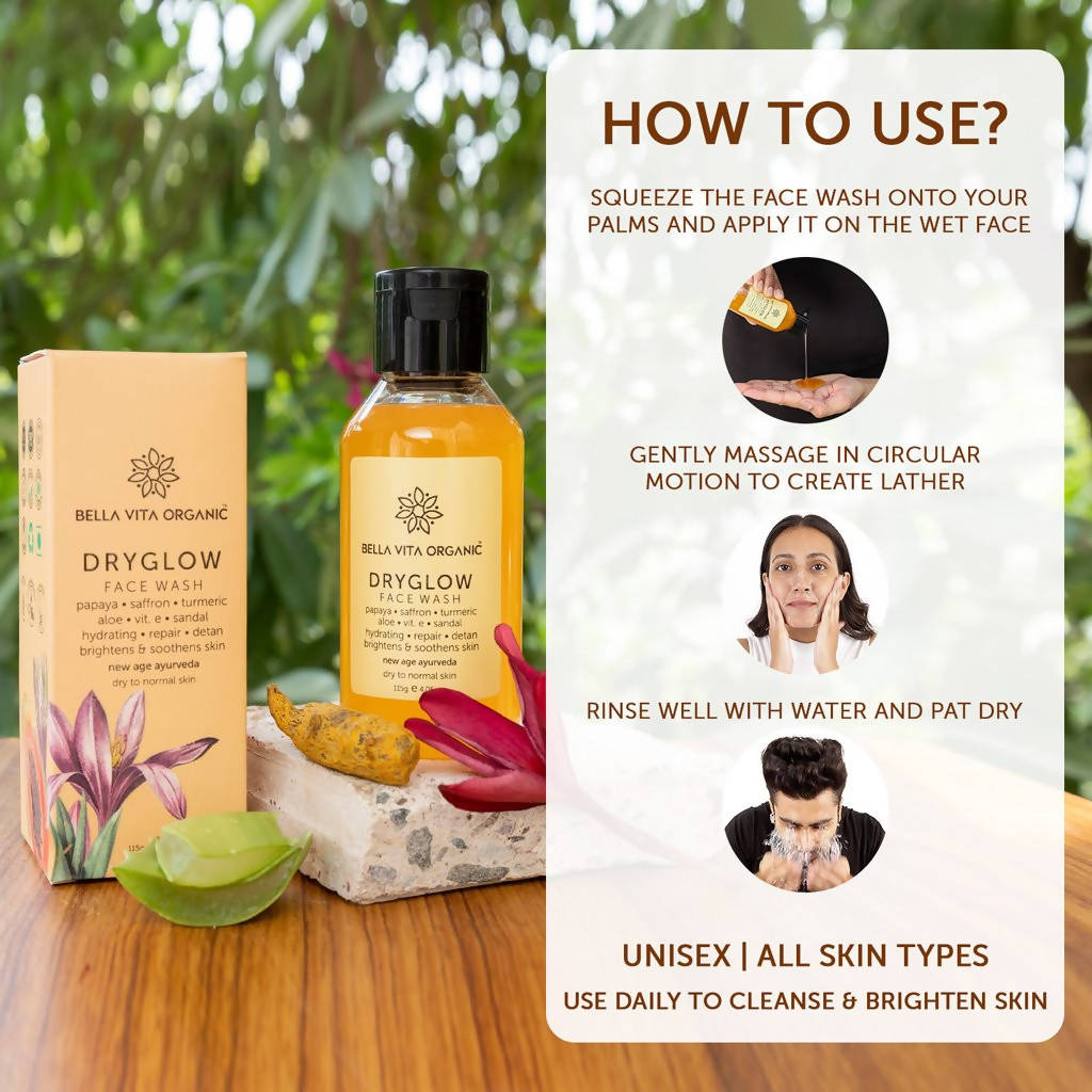 Bella Vita Organic Dryglow Face Wash