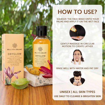 Bella Vita Organic Dryglow Face Wash