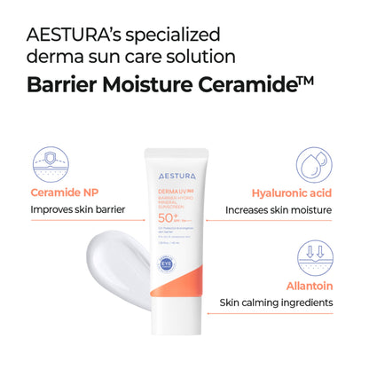 Aestura Derma UV365 Barrier Hydro Mineral Sunscreen 50+ SPF/PA++++