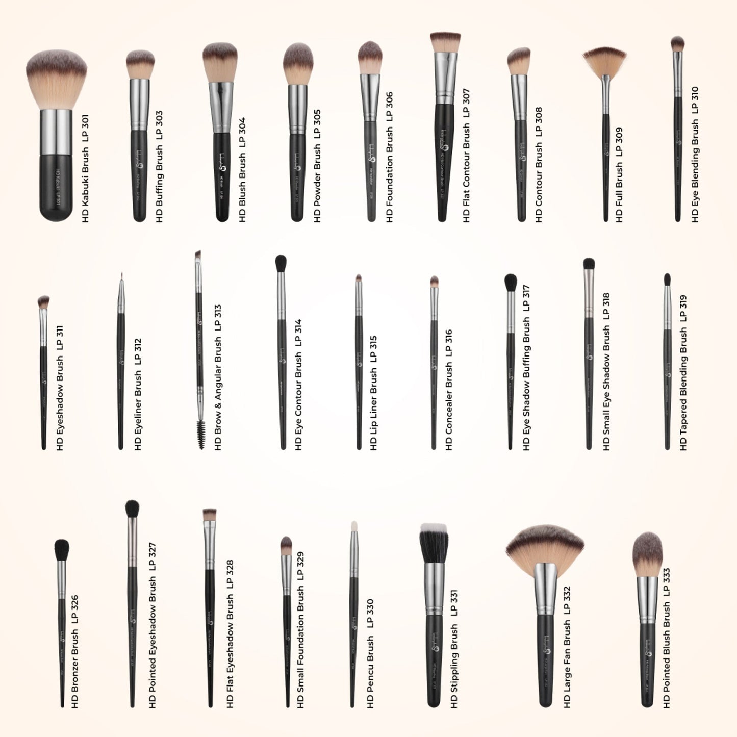 London Prime HD Premium Brush Set - 26 Pcs