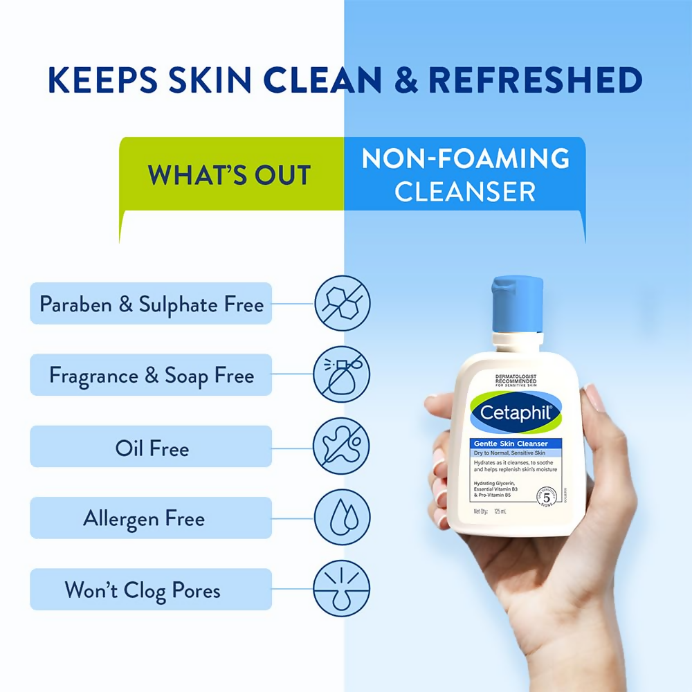 Cetaphil Paraben, Sulphate-Free Gentle Skin Hydrating Face Wash