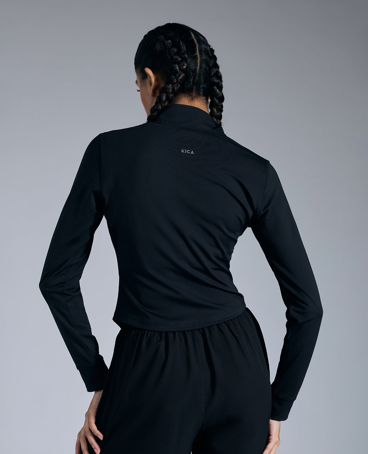 Cropped Training Jacket Black