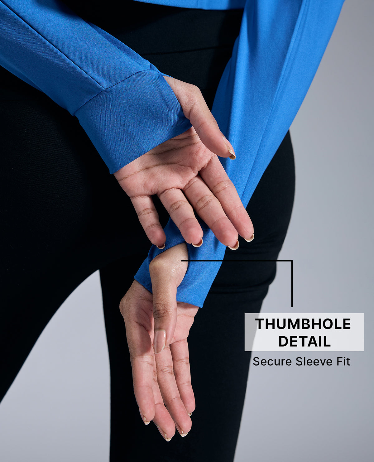 Cropped Training Jacket Blue