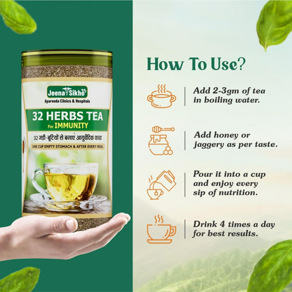 Jeena Sikho 32 Herbs Tea- Natural Body Detox Kahwa