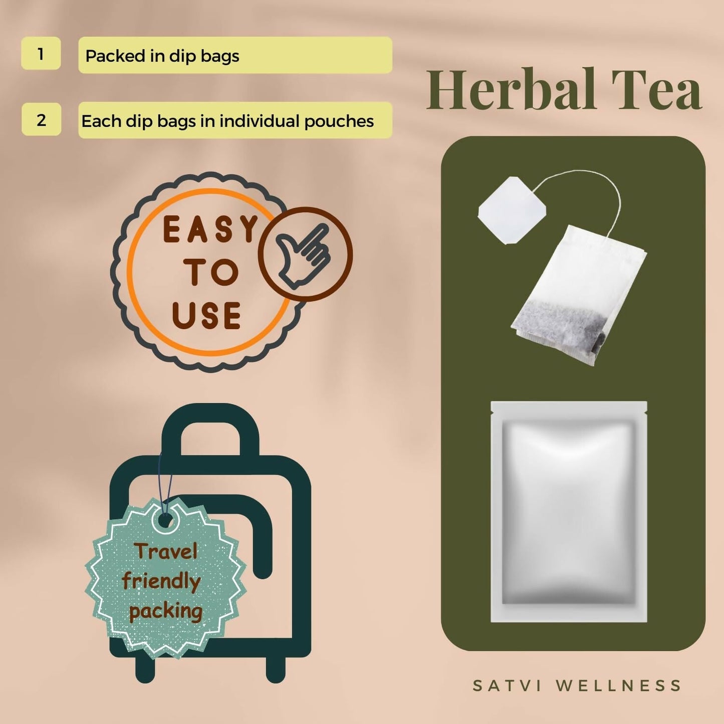 Satvi Wellness Milk Thistle Punarnava Tea | Blend Of Milk Thistle and Punarnava Herbal Tea Bags