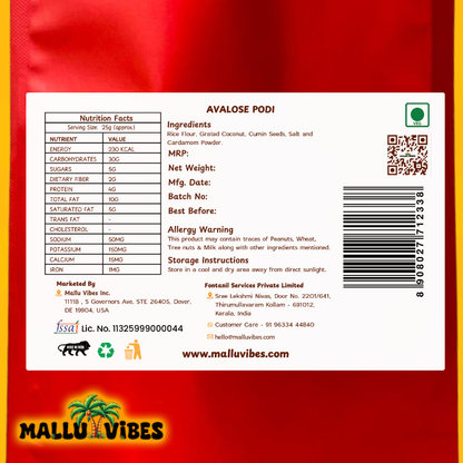 Mallu Vibes Avalose Podi