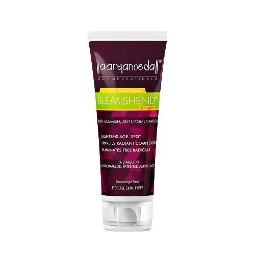 Aaryansoeda Blemishend face wash tube on a white background
