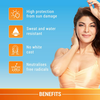 Lotus Herbals Safe Sun Sports Super Stay Sunscreen Cream SPF 70 PA+++