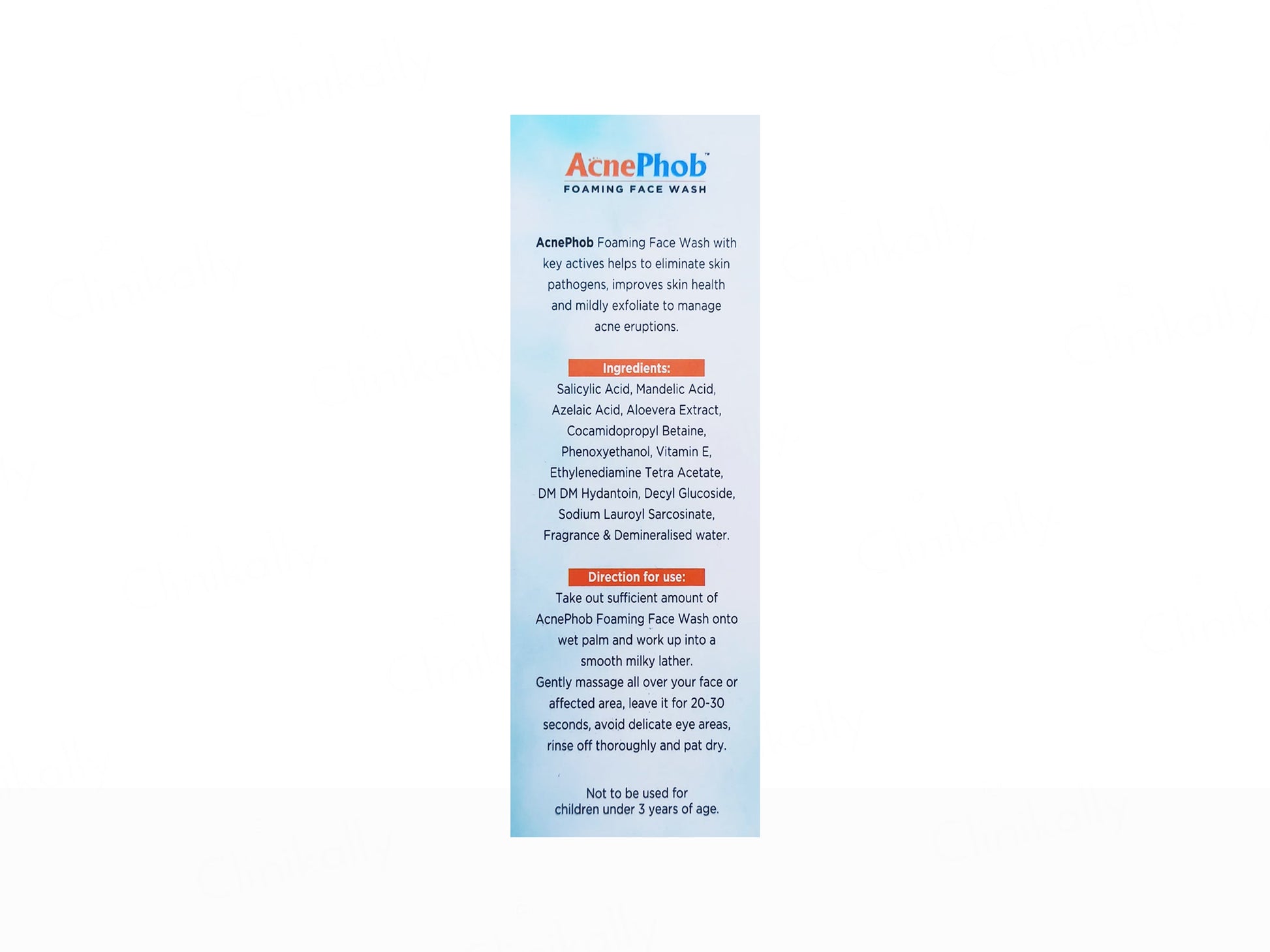 Acnephob Foaming Face Wash