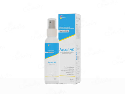 Aeco-AC spray bottle and packaging on a white background