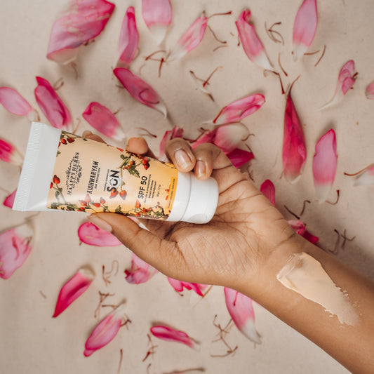 Haappyherbs Aishwaryam Spf50 Powerful,Weightless & Moisturizing Sunscreen , Pa++,Uva& Uvb Protection
